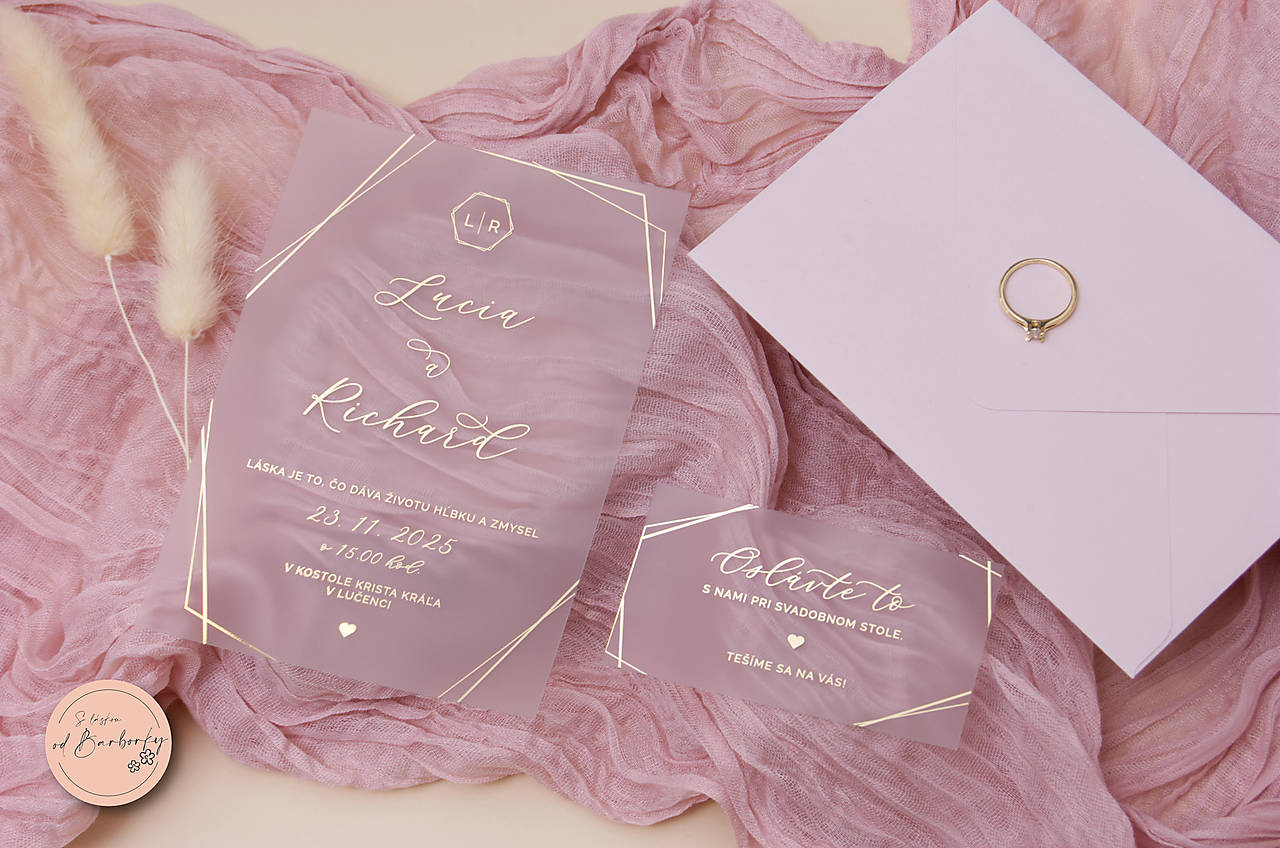 Svadobné oznámenie D#34