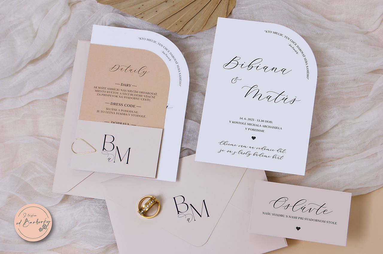 Svadobné oznámenie D#22