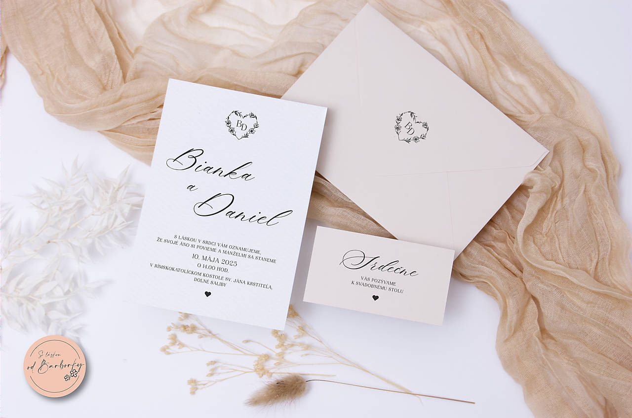 Svadobné oznámenie D#26