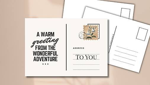 Papiernictvo - Pohľadnica "Post Card" - 17890334_