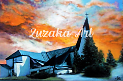 Obrazy - Anjelský úsvit - print originálu. - 17889327_