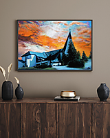 Obrazy - Anjelský úsvit - print originálu. - 17889336_