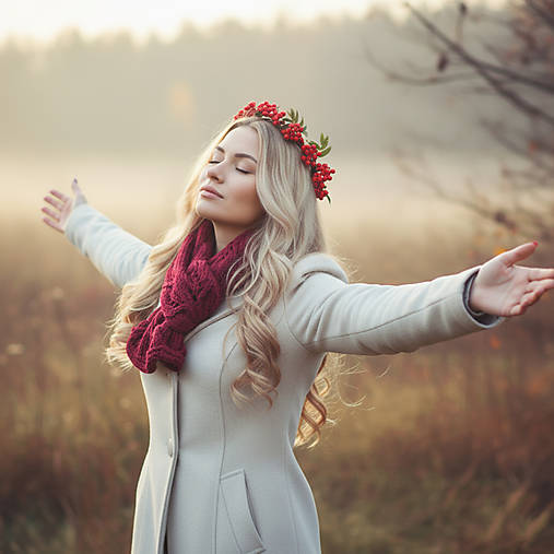 Šály a nákrčníky - Merino šál | Sny na tvojich perách - 17892850_