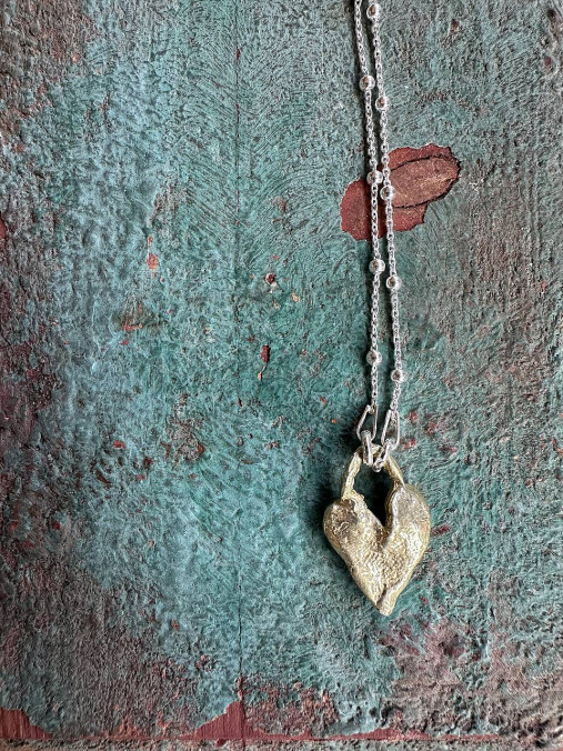 Pozlátený prívesok SRDCO s retiazkou