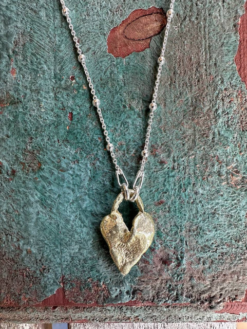 Pozlátený prívesok SRDCO s retiazkou