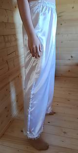 Nočná bielizeň - Saténové pyžamo "Sissi" - 17891575_