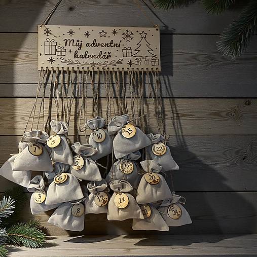 Úžitkový textil - Adventní kalendář č.39 - 17895242_