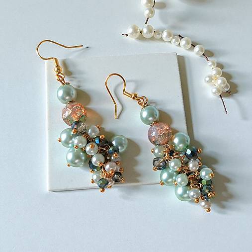 Náušnice - Náušnice "Aurora" - 17893248_