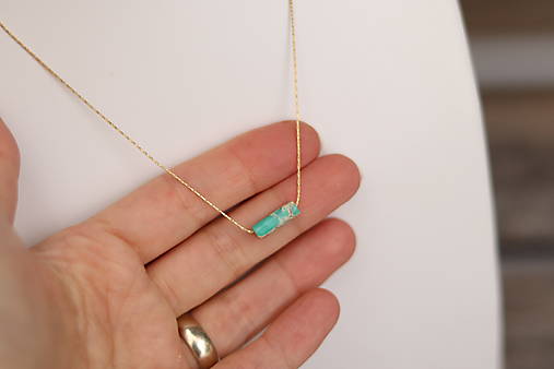 Tenká retiazka s jaspisom regalit