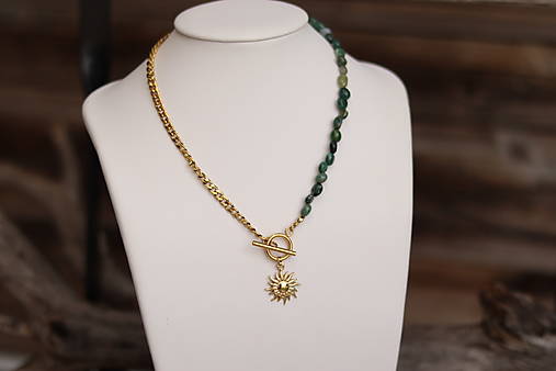 Náhrdelník indický achát