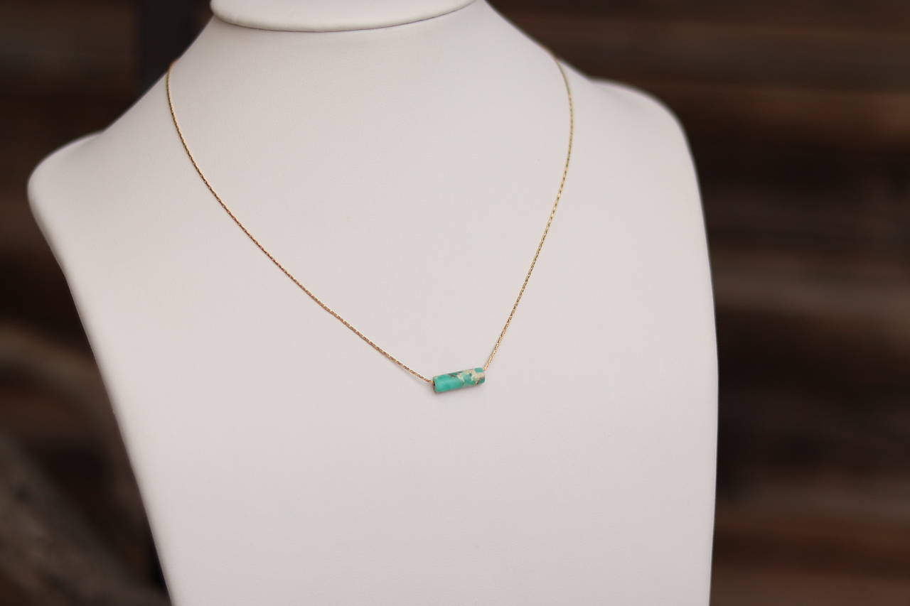 Tenká retiazka s jaspisom regalit