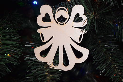 Dekorácie - Drevená vianočná ozdoba na ďalšie tvorenie 2 - 17895398_