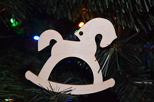 Dekorácie - Drevená vianočná ozdoba na ďalšie tvorenie 3 - 17895438_