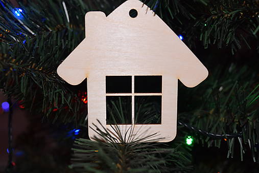 Dekorácie - Drevená vianočná ozdoba na ďalšie tvorenie 4 - 17895449_