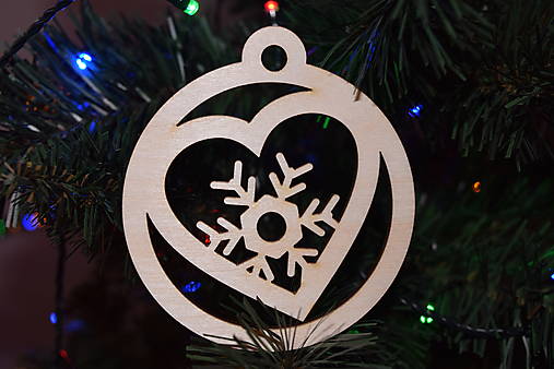 Dekorácie - Drevená vianočná ozdoba na ďalšie tvorenie 5 - 17895454_