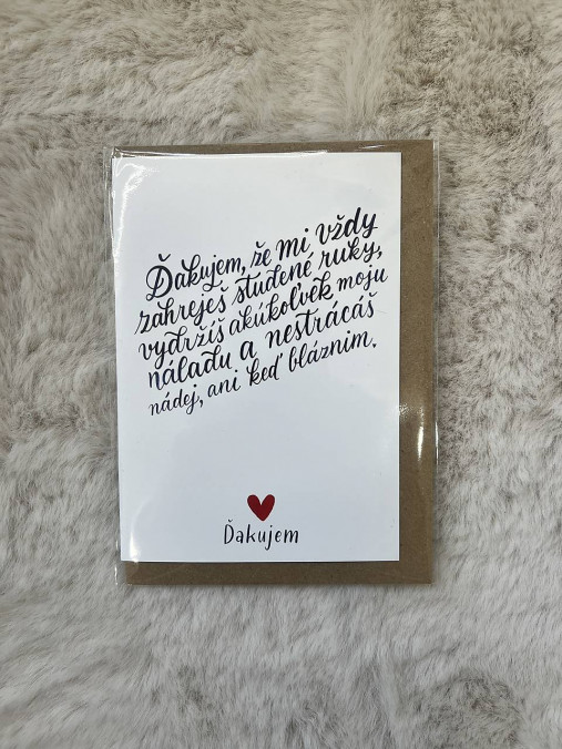 Prianie (Dakujem, ze mi vzdy zahrejes - vd06s)