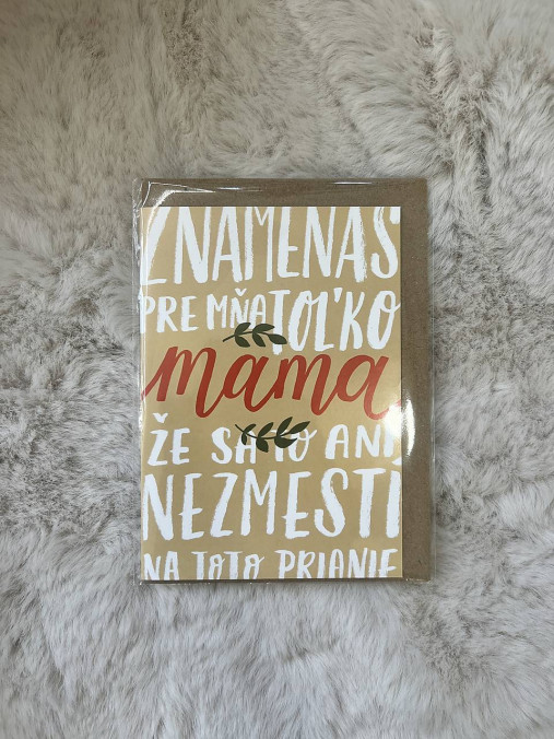 Prianie - rodina (Mama, mamka, mamina - dm17-01s)