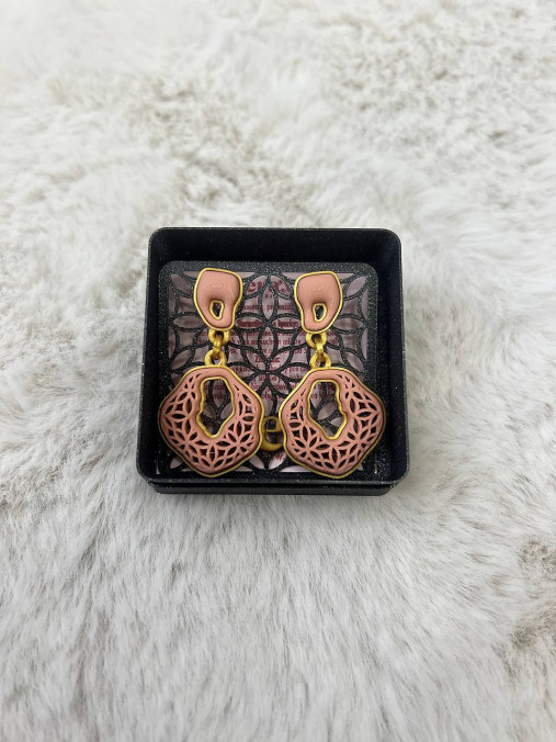 Náušnice z 3D tlačiarne (N054)