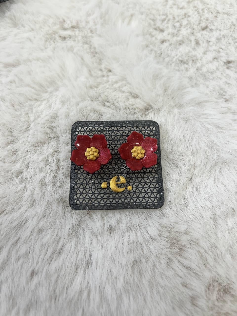 Náušnice z 3D tlačiarne (N099)