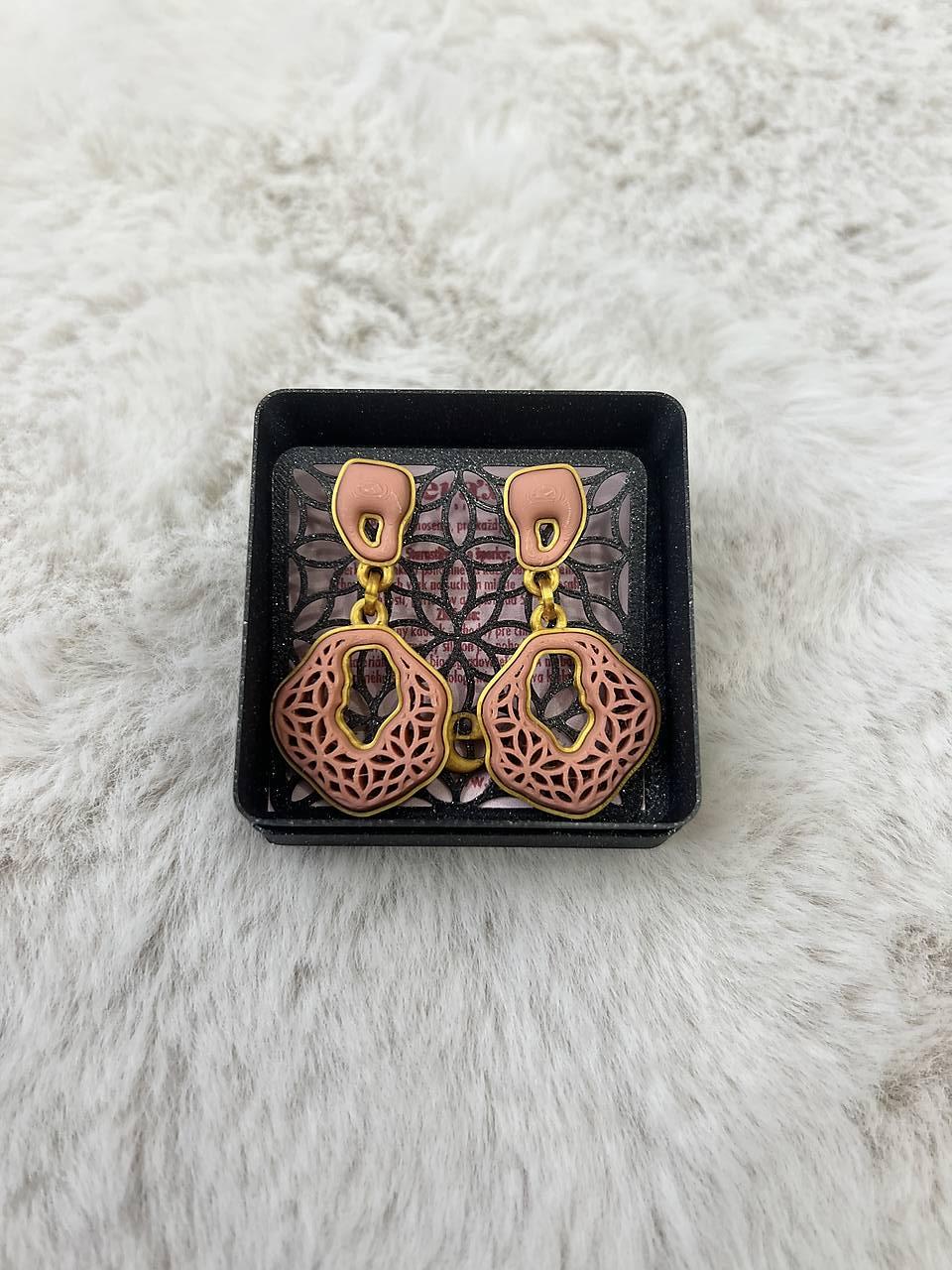 Náušnice z 3D tlačiarne (N054)