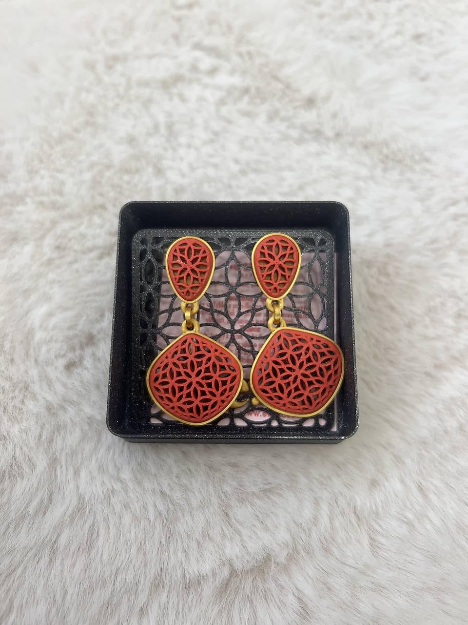 Náušnice z 3D tlačiarne (N052)