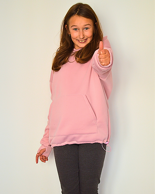 Mikiny - KI.D mikina ružová - 17895613_