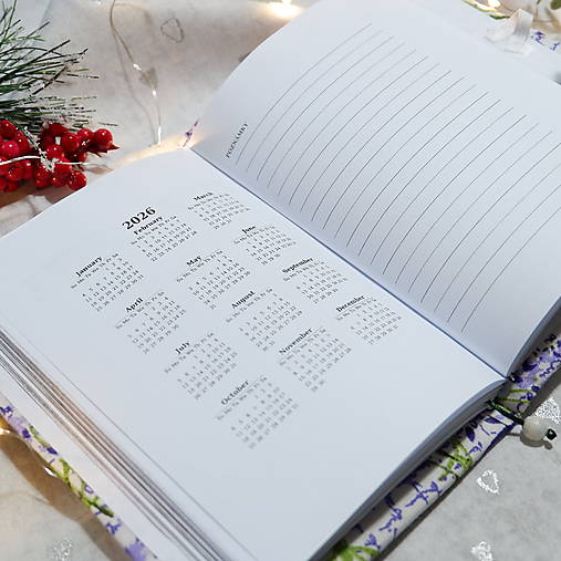 Diár  na rok 2026 TÝŽDENNÝ - A6 (Leopard)