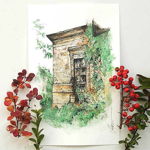 Kresby - AKVAREL - 17897247_