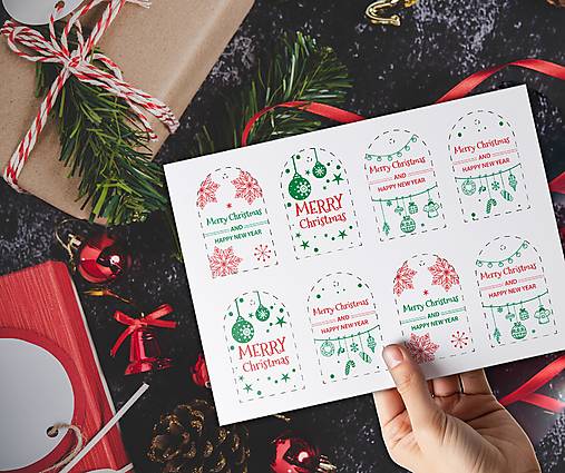 Úložné priestory & Organizácia - Darujeme Menovky na darčeky –  digitálny, PDF - 17898384_