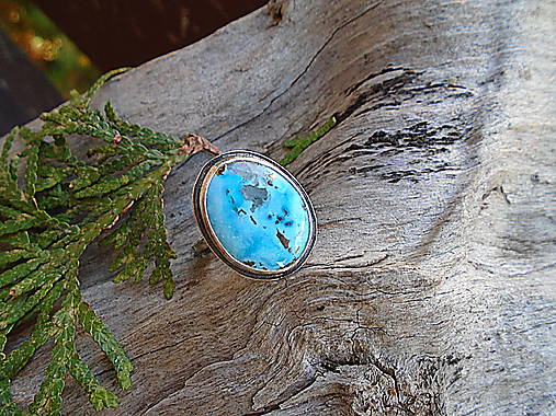 Strieborny prsteň Ag925 Tyrkys