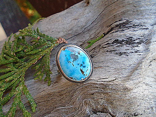 Strieborny prsteň Ag925 Tyrkys