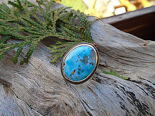 Strieborny prsteň Ag925 Tyrkys