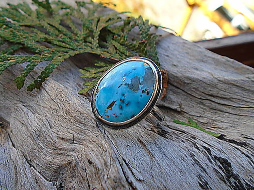 Strieborny prsteň Ag925 Tyrkys