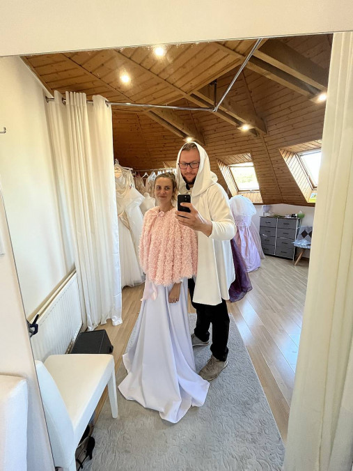 Svetre a kardigány - Baby pink pelerína - 17897326_