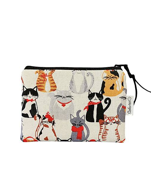 Peňaženky - Peňaženka/taštička Cats - 17898298_