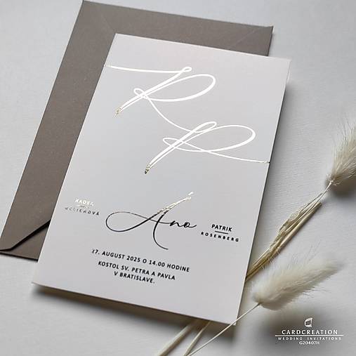 Svadobné oznámenie G20407H