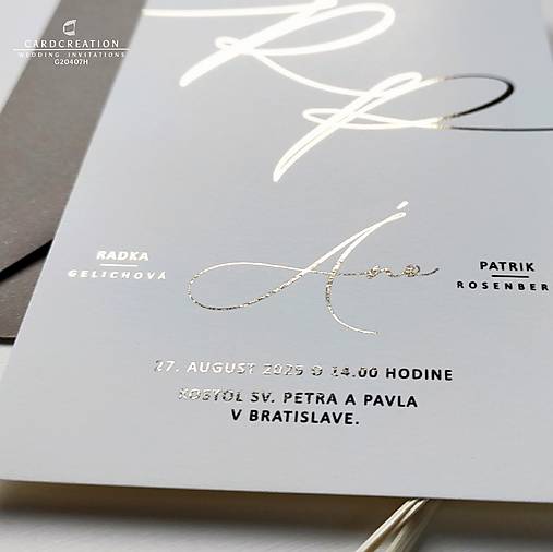 Svadobné oznámenie G20407H