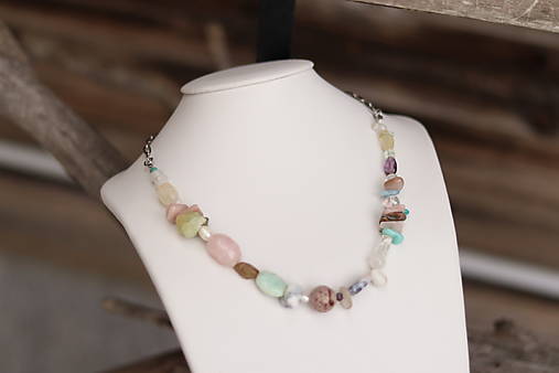 Náhrdelník mix s retiazkou