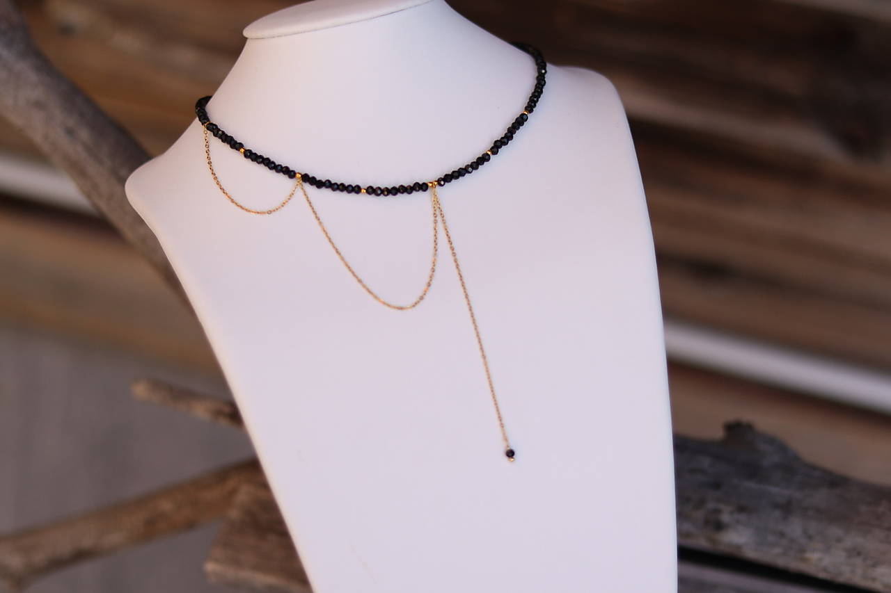 Náhrdelník choker spinel