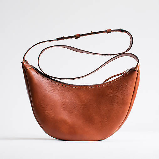 Kabelky - Kožená kabelka LUNA - 17899344_