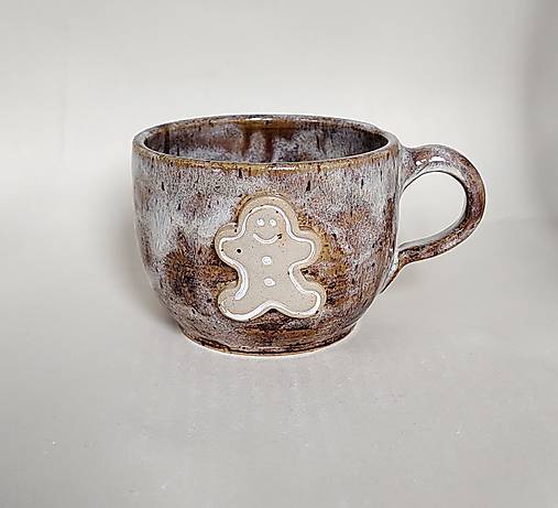 Nádoby - Keramický hrnček s perníčkom - 17896853_