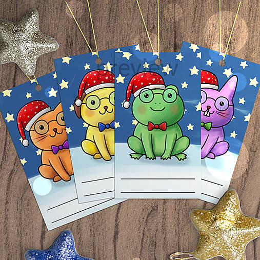 Úložné priestory & Organizácia - Factcheckers vianočné menovky - 17897701_