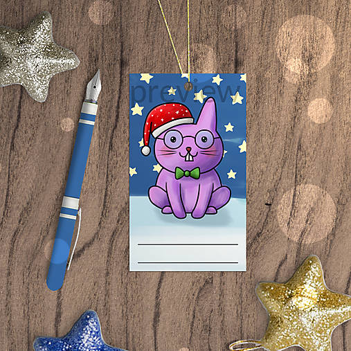 Úložné priestory & Organizácia - Factcheckers vianočné menovky (zajačik) - 17897705_