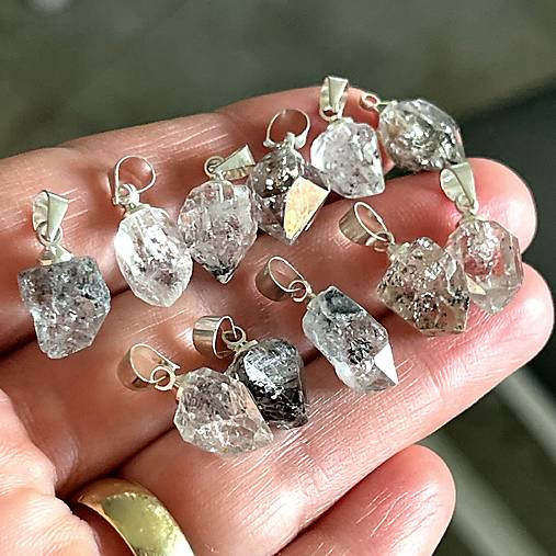 Herkimer Diamond Pendant / Prívesok Herkimer diamant P110a