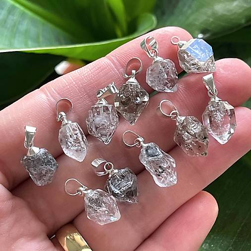 Herkimer Diamond Pendant / Prívesok Herkimer diamant P110a