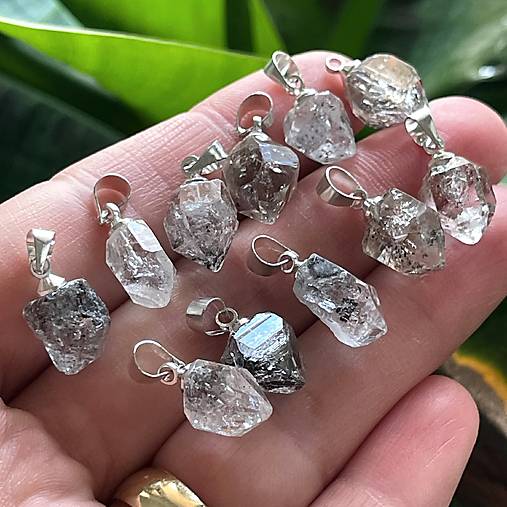 Herkimer Diamond Pendant / Prívesok Herkimer diamant P110a