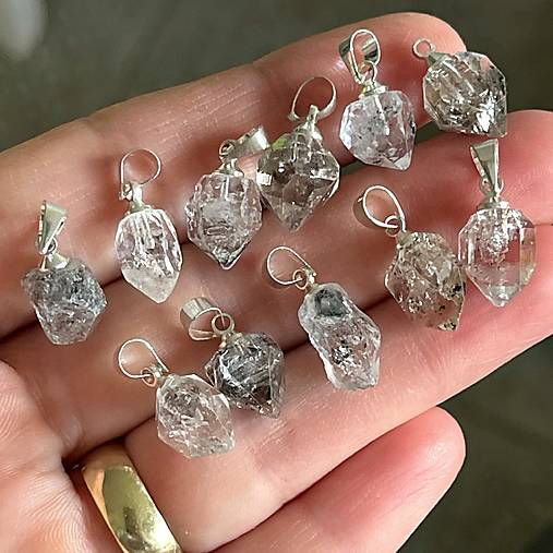 Herkimer Diamond Pendant / Prívesok Herkimer diamant P110a