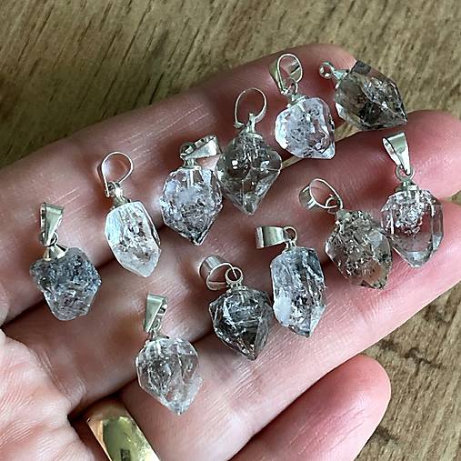 Herkimer Diamond Pendant / Prívesok Herkimer diamant P110a