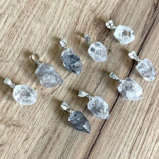 Herkimer Diamond Pendant / Prívesok Herkimer diamant P110