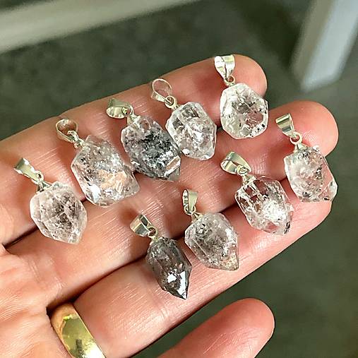 Herkimer Diamond Pendant / Prívesok Herkimer diamant P110